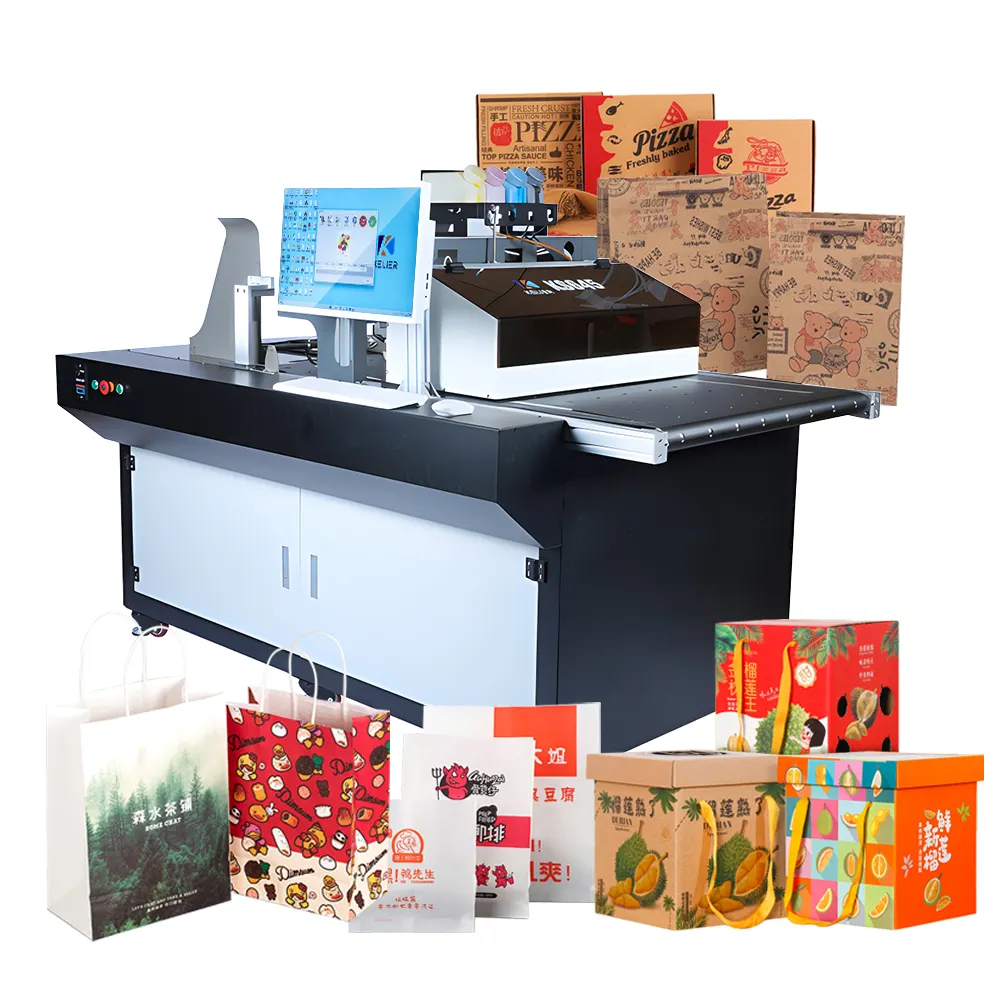 Kelier FI1000 골판지 상자 자동 판지 프린터 단일 패스 디지털 프린터 용 높은 생산성 디지털 프린터