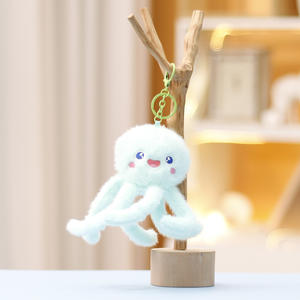 CHENXI Colgante de Peluche Personalizado de Animales Marinos de Algodón, Llavero de Peluche de Langostas y Cangrejos para Regalo Promocional - Product Image 3