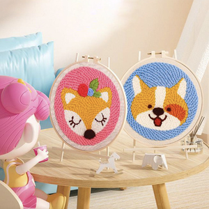 Punch Needle Coasters <b>Kit</b> Easy DIY Punch Needle Embroidery <b>Kit</b> for <b>Beginners</b> Adults Kids Including Patterns Art Craft Supplies - Product Image 5