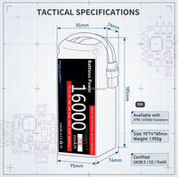 Batería de Dron BTV Semi-Sólida 8S 16000mAh 30.4V 10C 20C de Descarga, Anti-Inflamación, Larga Duración, Paquete LiPo de Alta Densidad para UAV