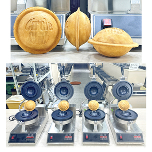 Machines à fabriquer des hamburgers sur mesure pour les petites entreprises, presse à sandwich électrique avec machine à hamburgers scellée pour la crème glacée - Product Image 1