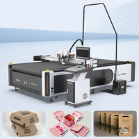 Mesa de Corte CNC con Cuchilla Oscilante Digital AOL 1313 1625 para Cajas de Cartón, Cajas de Regalo y Cartón Corrugado