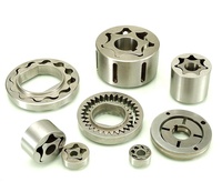 DewinTech Rotor de pompe à huile en acier inoxydable sinterisé, arbre de rotor de moteur nickelé, pièces de pompe à huile automobile haute pression 1250 Mpa