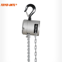 TOYO-INTL MNAC Type aluminium Mini palan à chaîne à main Compact léger manuel palan à chaîne petit bloc de poulie à chaîne