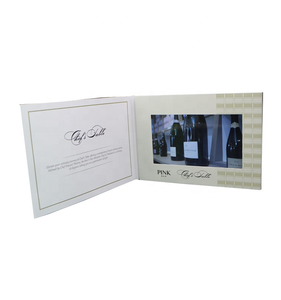 Lcd Video Gift Cards Brochure 5 Inch Lcd Screen Parts Card