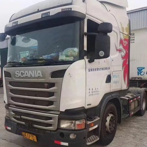 Tracteur d'occasion d'origine suédoise, tracteur <span class=keywords><strong>Scania</strong></span> d'occasion 6x4 G420 G440 G450 P380, tête de tracteur <span class=keywords><strong>Scania</strong></span> d'occasion - Product Image 2