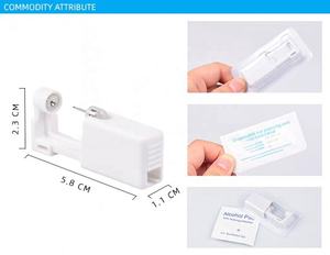 <span class=keywords><strong>Kit</strong></span> de perforación de oreja de un solo uso al por mayor <span class=keywords><strong>para</strong></span> bebés y <span class=keywords><strong>niños</strong></span>, incluyendo tachuelas hipoalergénicas de acero inoxidable con aleta suave - Product Image 6