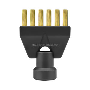Pour Karchers SC1 SC2 SC3 SC4 CTK10 brosse en cuivre plat brosse de <span class=keywords><strong>nettoyage</strong></span> pour nettoyeur vapeur adaptateur de fixation <span class=keywords><strong>buse</strong></span> de <span class=keywords><strong>nettoyage</strong></span> à domicile - Product Image 2