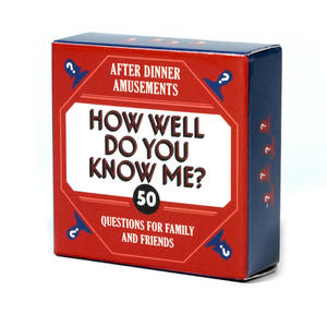 Jeu de cartes de puzzle « Devinez la Mots » pour divertissement après le dîner, jeu de cartes en papier anglais familial, portable pour le camping - Product Image 3