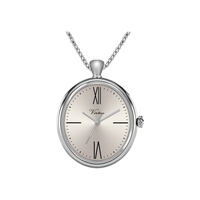Montre de poche à quartz vintage Virtue pour femme 2025 avec chiffres romains, collier, bijoux fantaisie dorés personnalisés