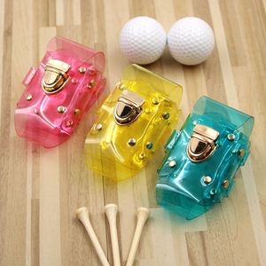 Bolsa Mini Transparente de PVC, Bolsa Portátil para Pelotas de Golf con Soporte para Tees - Product Image 4