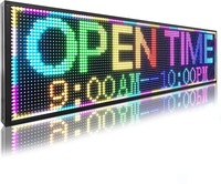 Pantalla LED P5 de Alta Calidad para Interiores y Exteriores, Pantalla de Texto de 128*48cm