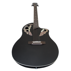 <span class=keywords><strong>Chitarra</strong></span> Elettroacustica Nera Opaca da 41 Pollici con Top in Legno di Tiglio per Principianti e Pratica Quotidiana - Product Image 4