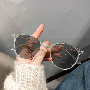 Lunettes photochromiques <span class=keywords><strong>Prix</strong></span> Femmes Noir Argent Or Brun Métallique PC Rond Femme Gafas Fotocromaticas Optique Ordinateur UV400 - Product Image 4