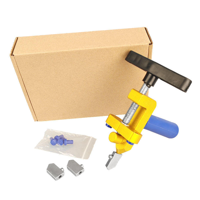 Industrial Ceramic Tile Opener Hand-held Oil Filled Diamond Cutting Blade Portable Glass Cutter with 45 Angle for Thick Glass