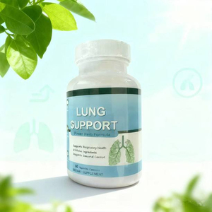 Fórmula de Hierbas Potentes para el Apoyo Pulmonar, 60 Cápsulas, Ayuda Natural para la Salud Respiratoria en Adultos, Fórmula de Hierbas Potentes para el Apoyo Pulmonar, Antioxidante 10 - Product Image 1