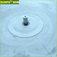 Système de montage solaire sur toit imperméable SunRack SFS-PR-01 en TPO/PVC, supports de rail en aluminium, installation solaire rapide, 60m/s