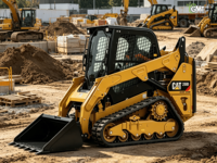 Chargeuse compacte sur chenilles d'occasion CAT 259D 2023 CE EPA EURO 5, moteur diesel, boîte de vitesses, roulement moteur, puissance 43000W