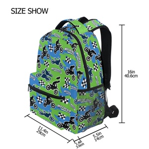 Low MOQ Motorcycle Design Durable Travel <b>College</b> Students <b>Backpack</b> Kids <b>Backpack</b> Custom Print School Bag for Teenagers Boys - Product Image 3