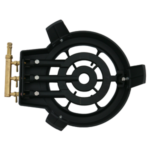 Cuisinière à <span class=keywords><strong>gaz</strong></span> pour barbecue de camping en plein air, <span class=keywords><strong>deux</strong></span> brûleurs à anneau, barbecue au <span class=keywords><strong>gaz</strong></span> de pétrole liquéfié en fer, poêle de camping en gros - Product Image 5