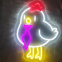Letrero Luminoso de Neón Estilo Caballero Chic, Personalizable, Multicolor, con Control Remoto, para Montar en la Pared, Regalo para Bebés, Decoración para Fiestas en Casa, Empresas y Eventos