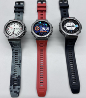 Montre connectée GPS avec boussole, résistante aux chutes, étanche pour la natation, Relojes Smart Watch 2025, tracker sportif, fréquence cardiaque 24h/24