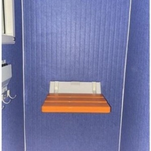 Cabine d'audiométrie mobile insonorisée AD-Room01 avec roue de défilement pour tests auditifs - Product Image 2