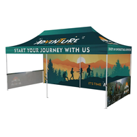 Marque ZJ personnalisée, cadre en aluminium robuste, résistant au vent, Oxford imperméable, écologique, pliable, portable, intérieur/extérieur, toutes saisons