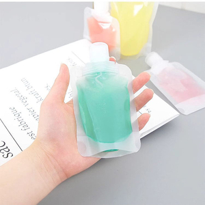 Custom Printed Disposable Eco-Friendly Recyclable LDPE <b>Plastic</b> Stand Liquid Laundry Detergent Refill Packaging Bag Suction Spout - Product Image 4