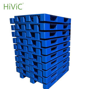 Hdpe ağır iş rafı palet plastik tepsi geri dönüşüm renkli Euro plastik palet antrepo depolama paleti - Product Image 1