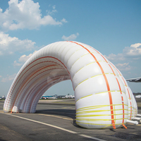 Dômes gonflables de publicité de tente de tunnel d'arche de hangar d'avion pris en charge par air de fabricant d'usine