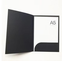 Carpeta de Presentación Personalizada de Papel Ecológico, Tamaño A4/A5, para Negocios, Fabricada en China