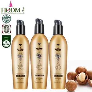 OEM/ODM प्राकृतिक नारियल तेल विरोधी-frizz नमी कर्ल क्रीम Argan तेल के साथ हल्के स्टाइल बालों की देखभाल कर्लिंग क्रीम