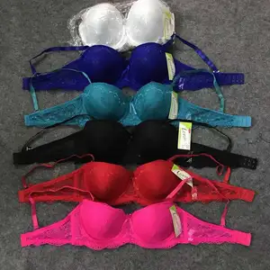 9002 # Ren Nửa Cup Push Up Bra 38-44 Phụ Nữ Đồ Lót Stocklot Cho Dubai Ai Cập Trung Đông Thị Trường