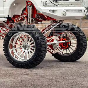 Roue forgée XL en 18 20 22 24 pouces 8x170 8x180 6x139.7 5x150 6x135 8x165.1 Roues polonaises pour GMC Sierra 1500 2500 3500 - Product Image 6