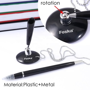 Bolígrafo de Plástico y <span class=keywords><strong>Metal</strong></span> Foska para Oficina, Recepción, Banco, Trabajo, Vestíbulos de Hotel, Tiendas Minoristas, Hogar, Regreso a Clases - Product Image 2