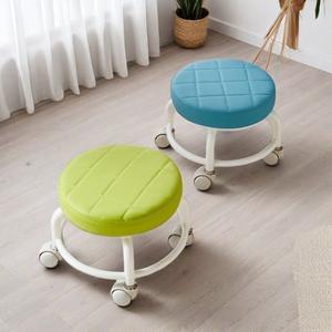 Chaises modernes pour enfants <span class=keywords><strong>Kingpower</strong></span> en plastique coloré, tabourets roulants confortables avec rotation à 360 degrés pour les chaises de repas des enfants - Product Image 3
