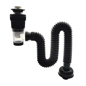 Cubierta de desagüe de fregadero ABS de acero inoxidable al por mayor, escurridor de lavabo Vertical <span class=keywords><strong>Horizontal</strong></span> duradero, accesorios de baño, reparación de inodoros - Product Image 2
