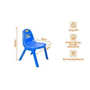 Silla Escolar Infantil Apilable de PP Ecológico Multicolor con Diseño de Animales, Resistente, para Preescolar y Parque, 37 x 33 x 48.3 cm - Product Image 3