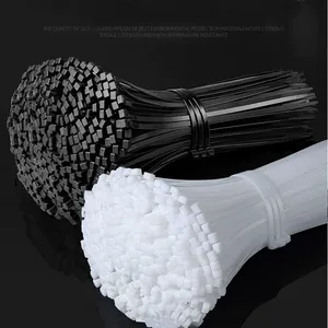 1000/100 Stuks Zelfsluitende Plastic Nylon Stropdas Zwart Rits Wraps Band Nylon Kabel Tie Set Bevestigingsring Lus Draad Wrap Voor Thuis - Product Image 2