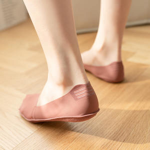 Kaus Kaki Sutra Es Tipis Potongan Rendah Wanita Kaus Kaki Perahu Tak Terlihat Kaus Kaki Loafer Katun Wanita Kaus Kaki Tidak Muncul Kaus Kaki Tidak Licin - Product Image 4