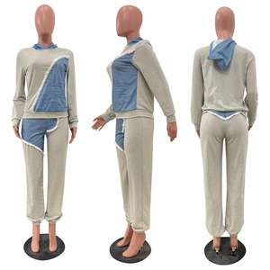 Conjunto de Dos Piezas de Sudadera para Correr, Ropa de Otoño Invierno, Listo para Enviar - Product Image 5