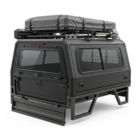 Bâche de benne en alliage d'aluminium pour pick-up, verrouillable, étanche, pour camping tout-terrain, compatible 4x4