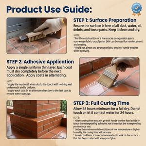 Revestimiento Impermeable <span class=keywords><strong>Transparente</strong></span> <span class=keywords><strong>para</strong></span> Azulejos de Pared Exterior, <span class=keywords><strong>Transparente</strong></span>, de un Solo Componente - Product Image 6
