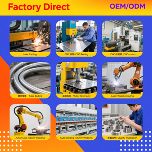 Piezas de marco de curva de tubo de Metal personalizadas Servicio de soldadura de laminación de doblado de tubo Cnc de Metal de precisión Piezas de curva de acero inoxidable - Product Image 4