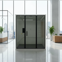 Cabina de Oficina Insonorizada, Moderna, para Edificios de Oficinas, de Aluminio Ecológico