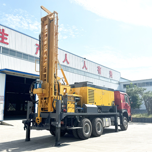 Machine de Forage de <span class=keywords><strong>Puits</strong></span> d'Eau Montée sur Camion 300m 500m avec Compresseur d'Air - Product Image 4