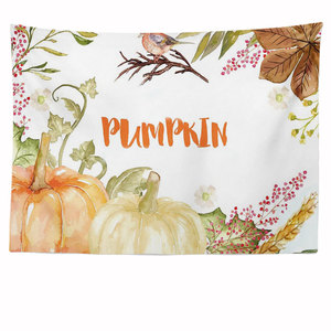 Halloween bruja espeluznante aterrador calabaza Casa Encantada casa decoración pared colgante de pared tapiz - Product Image 4