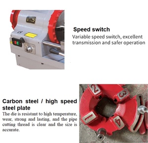 Oem nhà máy chất lượng hàng đầu 1/2 "-3" NPT hoặc bspt ống điện thép không gỉ Ống <span class=keywords><strong>threading</strong></span> <span class=keywords><strong>Machine</strong></span> <span class=keywords><strong>Bolt</strong></span> <span class=keywords><strong>threading</strong></span> <span class=keywords><strong>Machine</strong></span> - Product Image 5