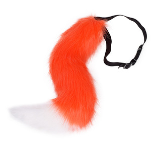 Serie de Halloween: Cola de Gato Hecha a Mano, Juguete de Cola de Zorro, Cinturón de Peluche para <span class=keywords><strong>Hombre</strong></span> Adulto, Accesorios de Cosplay - Product Image 3